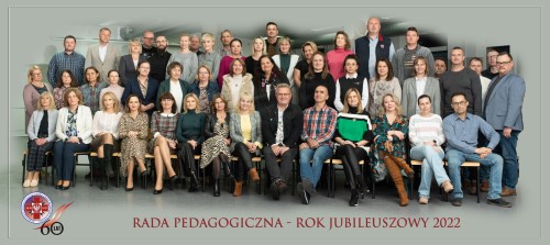 RADA PEDAGOGICZNA -  ROK JUBILEUSZOWY 2022 